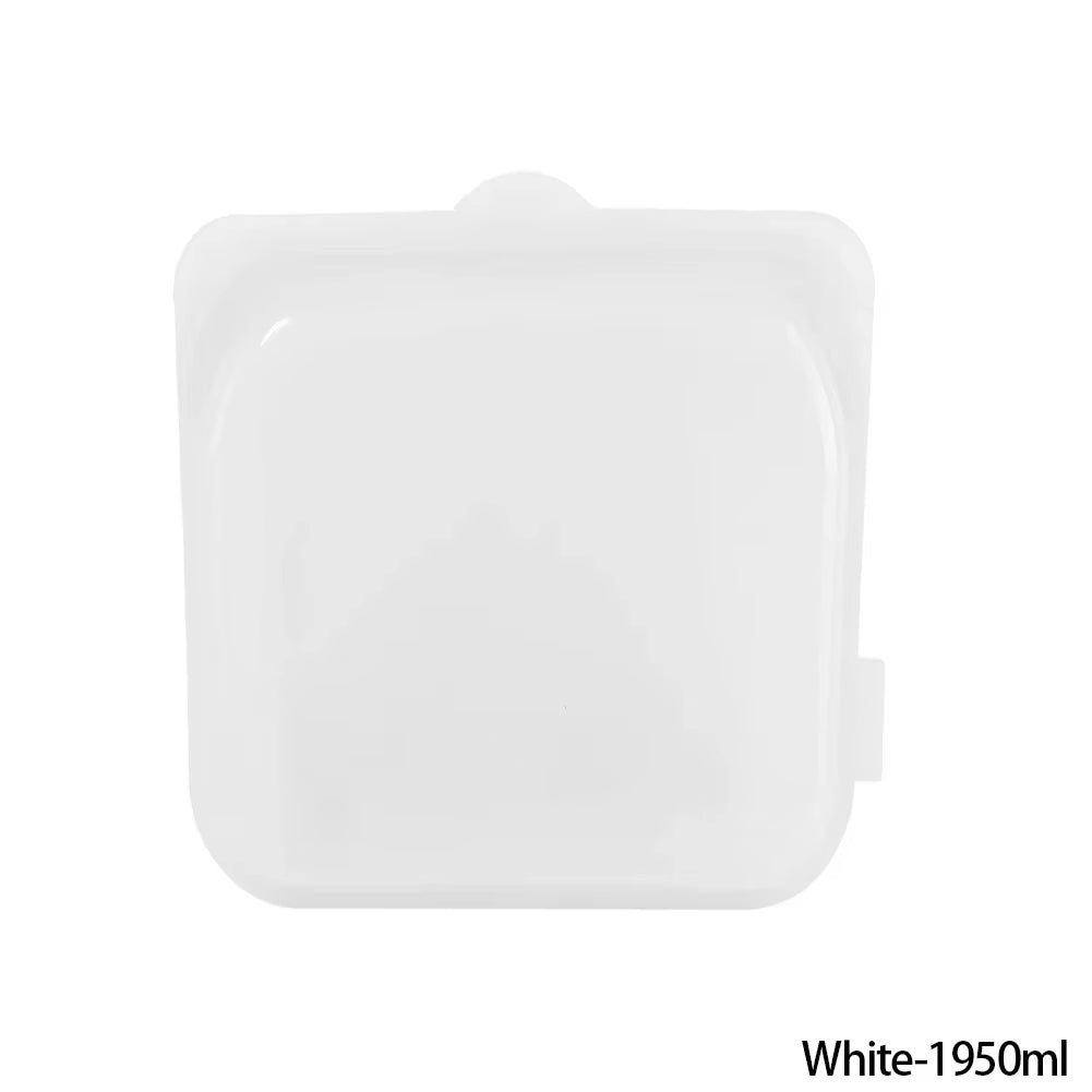 Silicone Food Storage Bag Reusable Stand up Zip Bag Leakproof Containers Fresh Bag Food Storage Bag Fresh Wrap Ziplock Bag