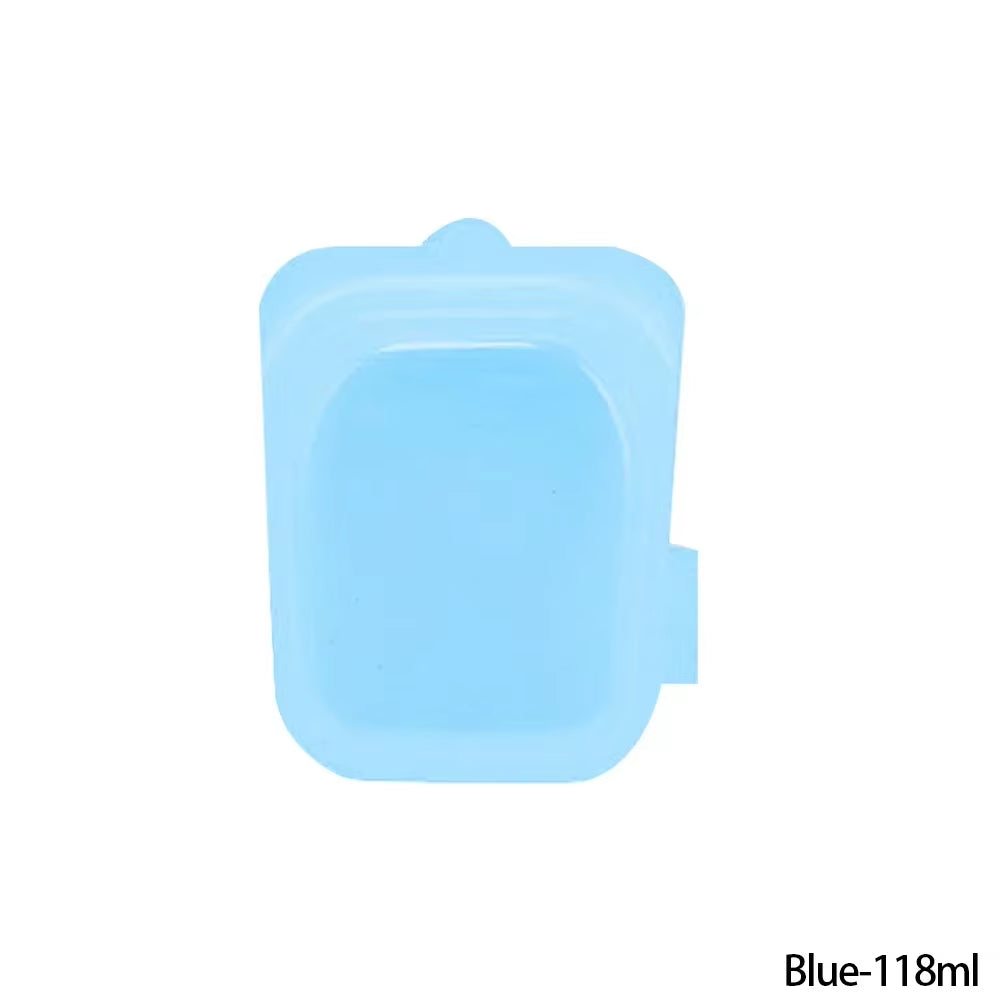 Silicone Food Storage Bag Reusable Stand up Zip Bag Leakproof Containers Fresh Bag Food Storage Bag Fresh Wrap Ziplock Bag